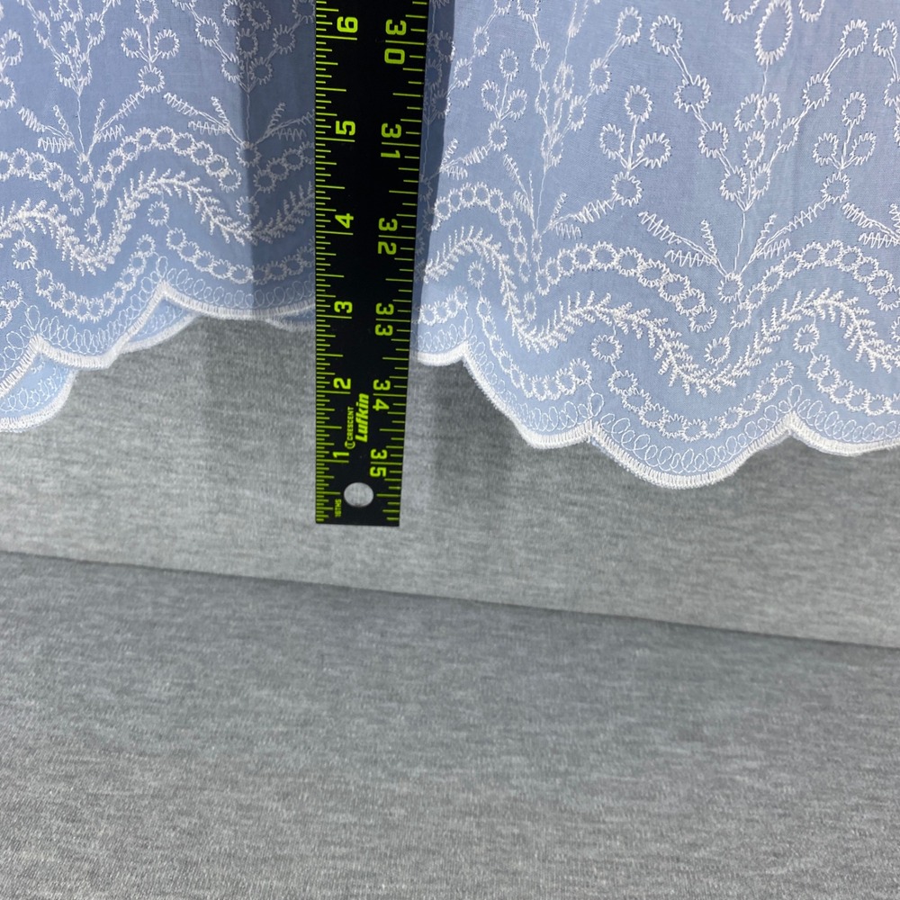 LOFT Blue and White Midi Skirt - Picture 8 of 9